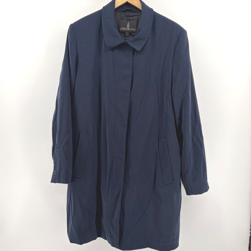 London Fog Navy Trench Coat